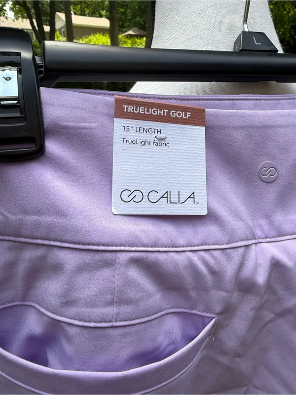 New Calia lavender Pleated Skort Skirt Size 10 L Pickleball Golf Tennis NWT - Image 6