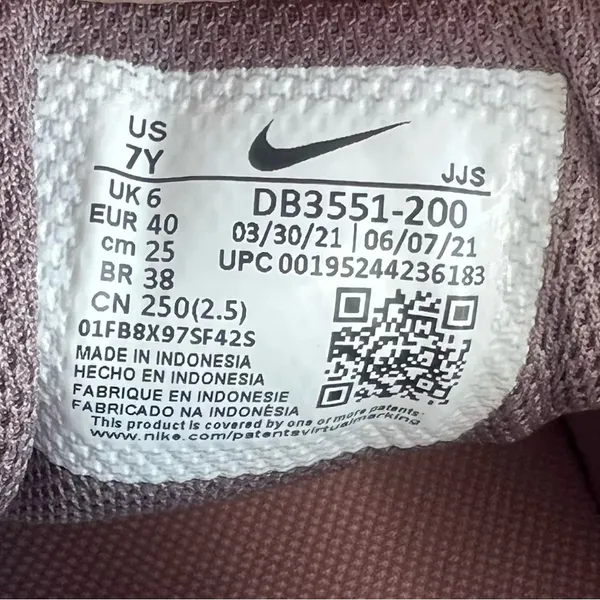 NEW NIKE Crater Impact Light Violet Pink Glaze Shoe Size 8.5 / 7Y #B1250 - Image 10