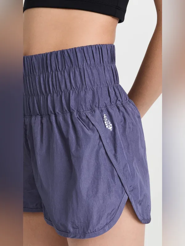 Free People Movement The Way Home Shorts Womens Purple Sporty Athletic‎ Casual - Image 3