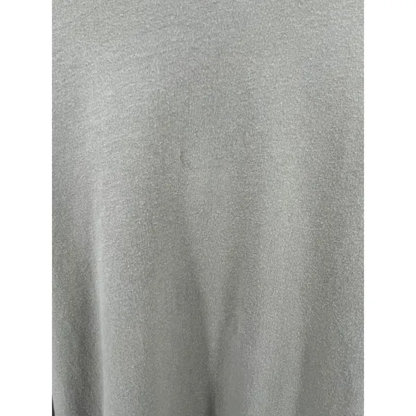 PINK Victoria's Secret Silver Sequin Logo Long Sleeve Tee Women‎ XS Army Green - Image 10