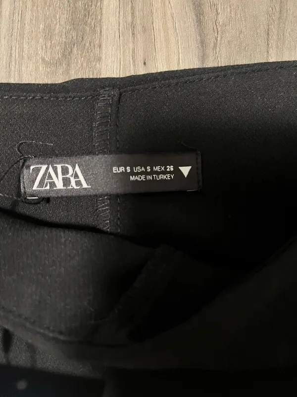 Zara Black Mini Skort - Image 4
