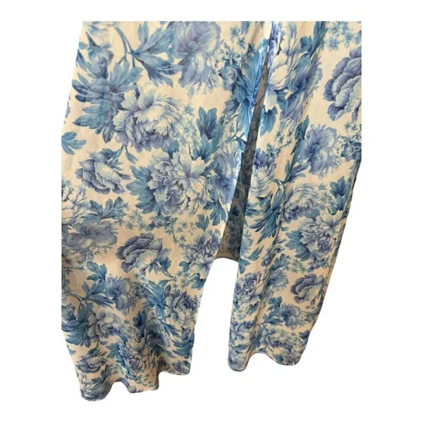 Show Me Your Mumu Dress Women XS Blue‎ White Floral Mama Blues Hacienda Maxi - Image 10