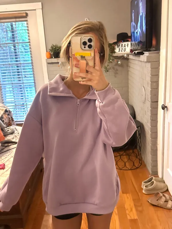 Shein Half-Zip Pullover - Image 2