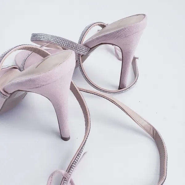 Lulus Wrap Rhinestone Heels - Image 4