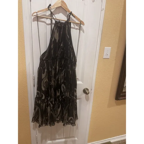 Calvin Klein NWT Banana Republic Marble Halter MIDI Dress - sz XL New With Tags - Image 3