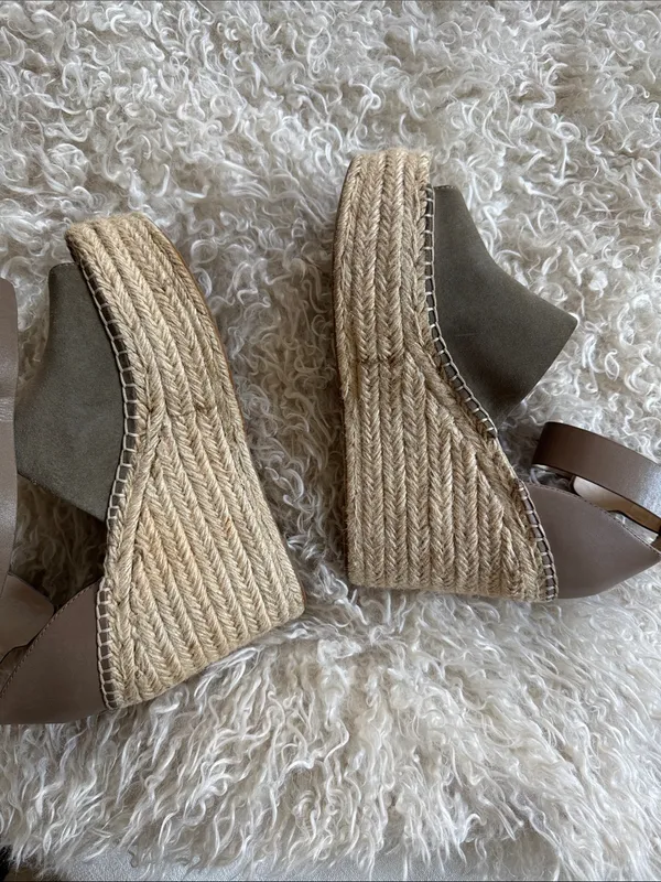 Marc Fisher MLADALYN sz 8.5 espadrille wedges mint condition - Image 4