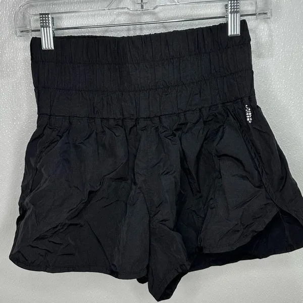 Free People The Way Home Shorts Size XS Black Tennis Athletic Sport - Image 3