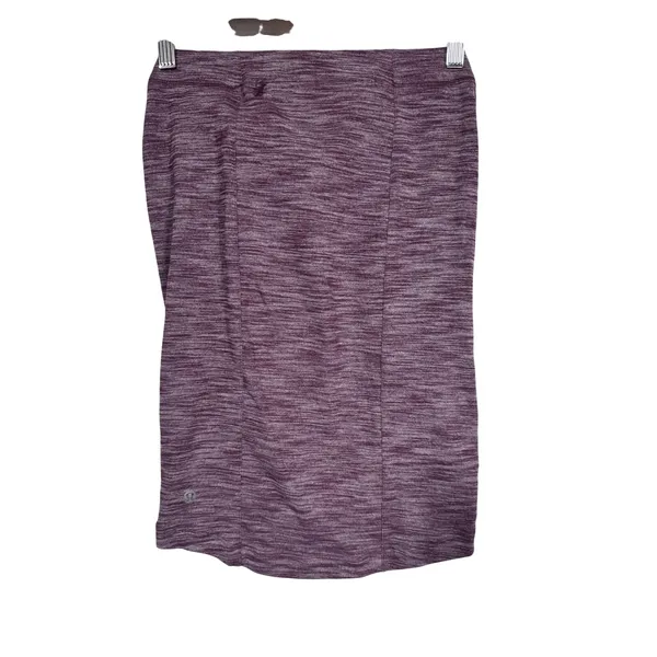 Lululemon Yoga Haven Straight Pencil Skirt With Pocket Purple Women's‎ Size 6 - Image 6