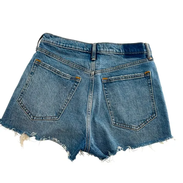 Abercrombie & Fitch Mom high‎ rise shorts sz 28 6 - Image 2