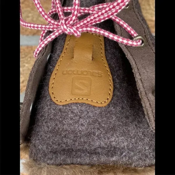 Salomon tall fur boots size 7.5 - Image 3