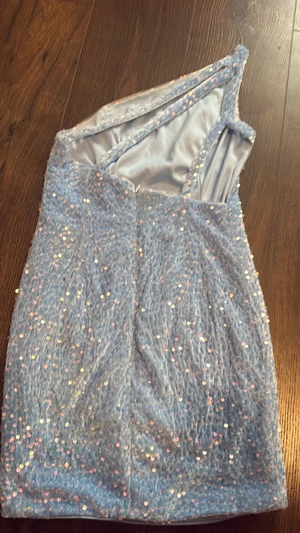 Homecoming dress Blue Size 4 - Image 2