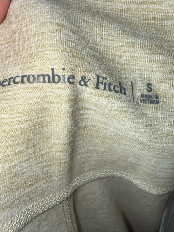 NWT Abercrombie Fitch Tan Side Pocket Leggings‎ Small - Image 5