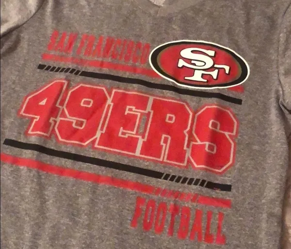 National Football League San Francisco 49ers grey athletic shirt - Image 3