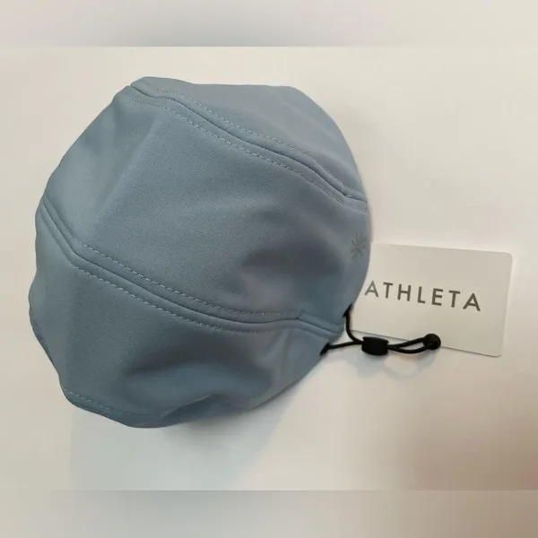 ATHLETA Cold Weather Train Cap in Heron Blue Unisex Size O/S NWT - Image 7