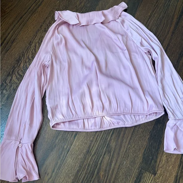 A new day pink polyester blouse size medium - Image 8