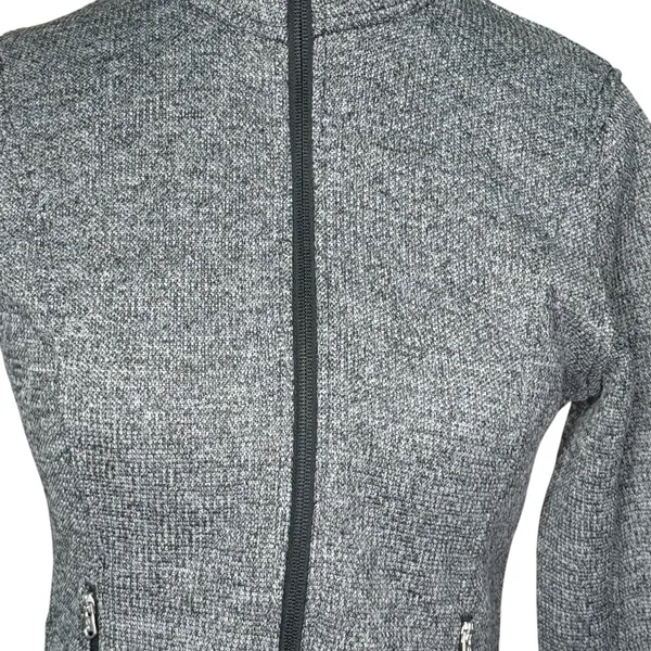 Spyder Grey Women’s Sweater Fleece Jacket Full-zip Closure Zippered Pockets Sm - Image 3
