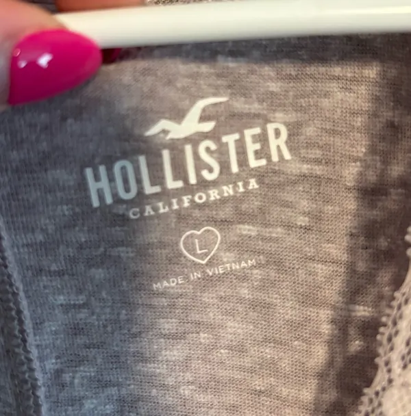 Hollister Light Purple Lace Trip Tank - Image 3