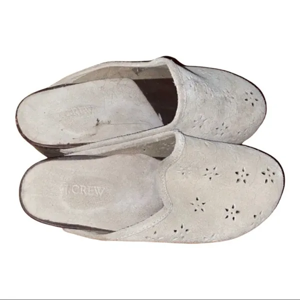 J. Crew Cream Suede Shoes Size 6 M - Image 3