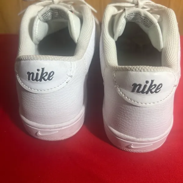 Nike White and Orange Women's Sneakers - Image 5