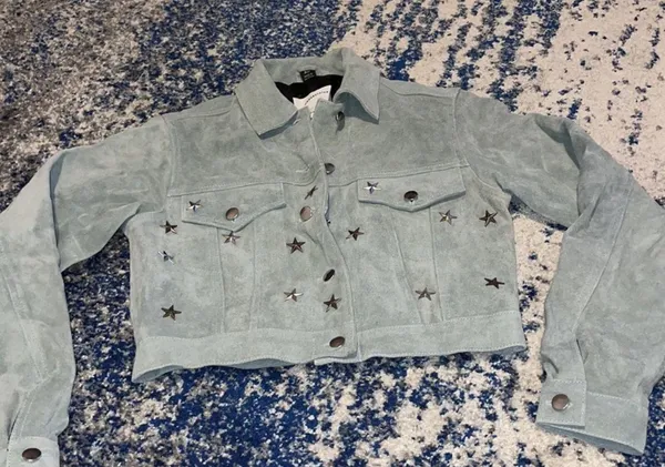 Understated Leather Lucky Stars Jacket in XSmall - Image 5