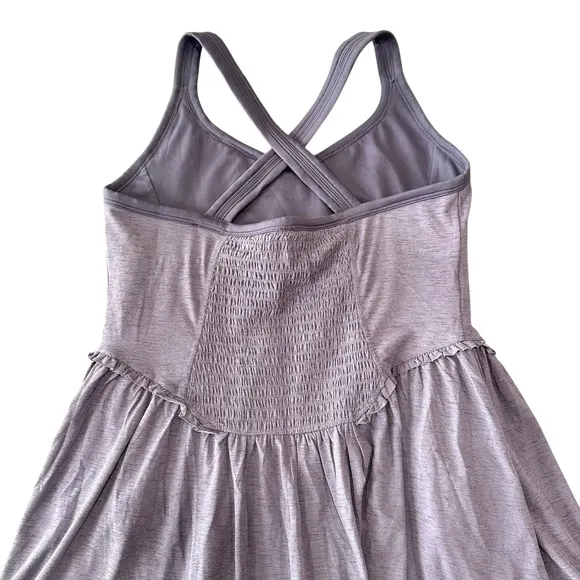 FP Movement Free People Smockin‎ Hot Dress Exercise Dress Graphite Purple NWT - Image 3