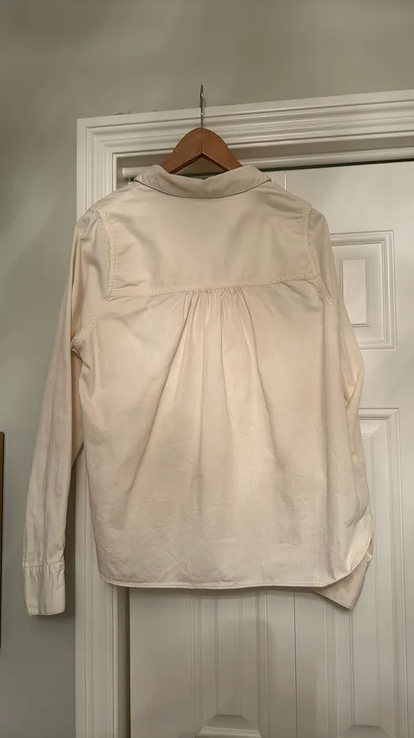 Free People Denim White Button Down  - Image 2
