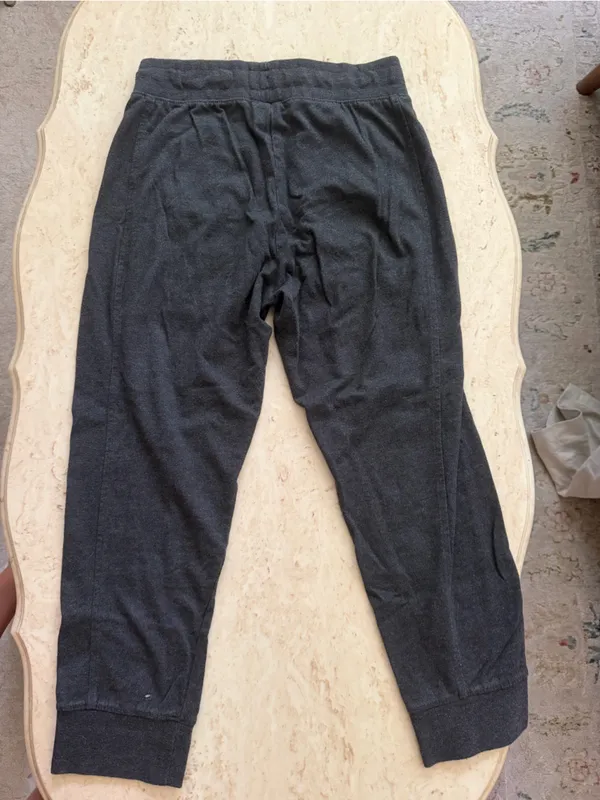 Nike Charcoal Gray Logo Drawstring Joggers - Image 3