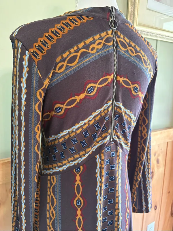 Free People Vintage Inspired Stella Printed Mini Dress size Medium. - Image 5