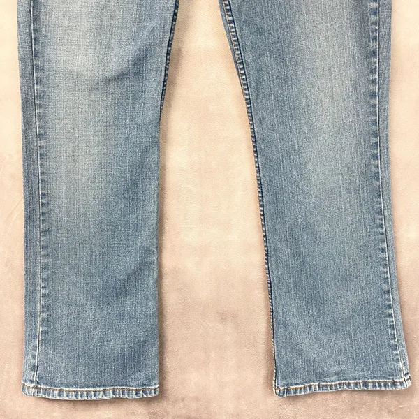 Y2K Levi Strauss Signature Womens Jeans 12 Bootcut Flap Pocket Stretch Indie - Image 4