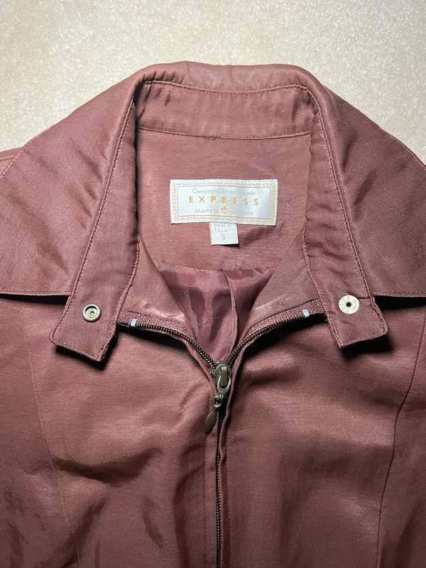 Vintage 90s Rare Campagnie Internationale Jacket I Brown I Small - Image 3