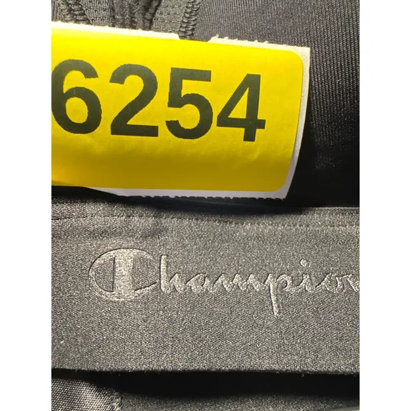 Champion The Curvy Sports Bra Black Moderate Support Racerback B9373 XL New - Image 6