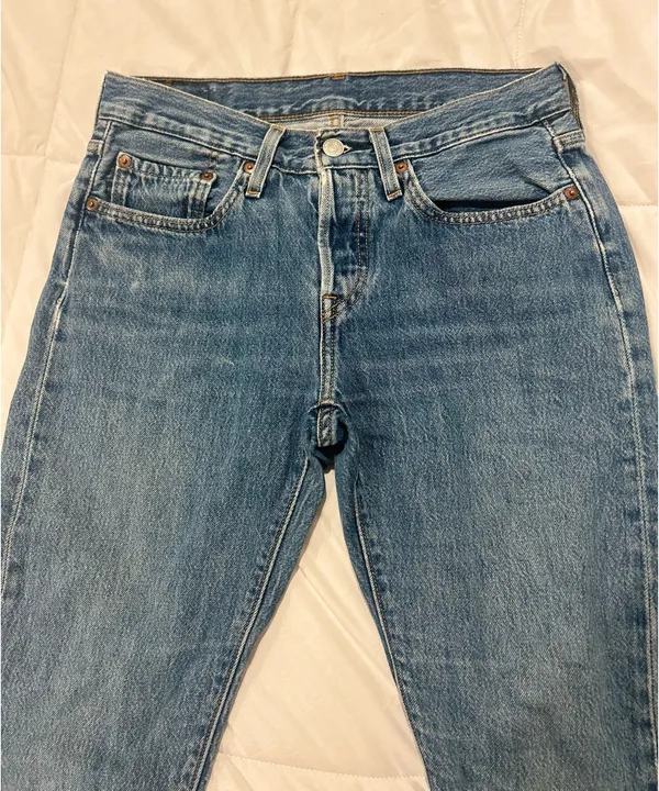 Levi’s 501 Tapered Button Fly Jeans - Image 5