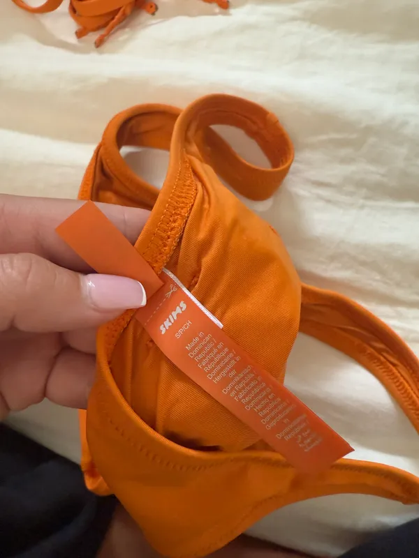 Skims Orange Bikini - Image 5