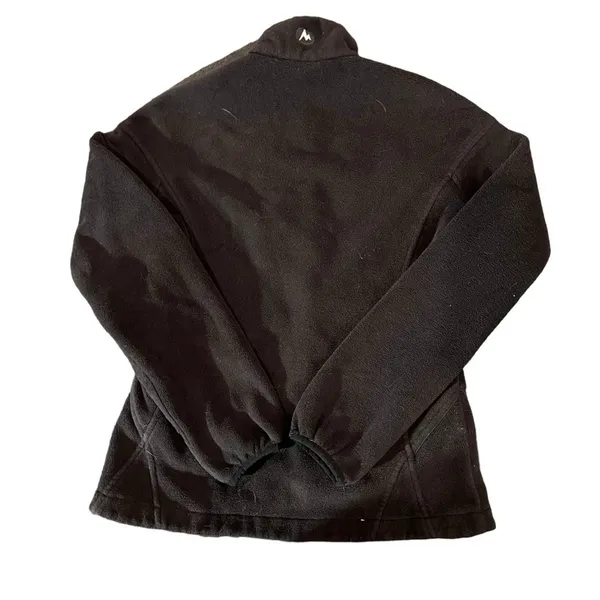 Marmot Jacket Womens Size Small Black‎ Full Zip Fleece Mock Neck Pockets - Image 6