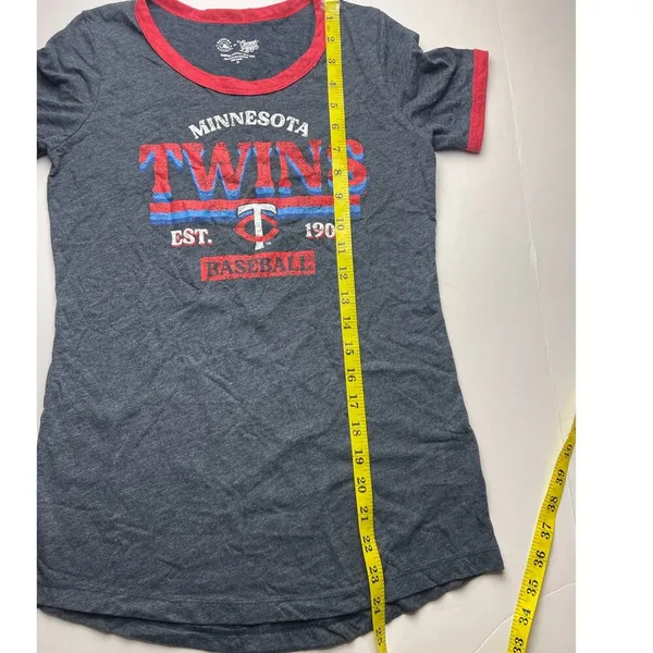 Minnesota Twins Navy Tee - Women's XS - Short Sleeve - Image 3