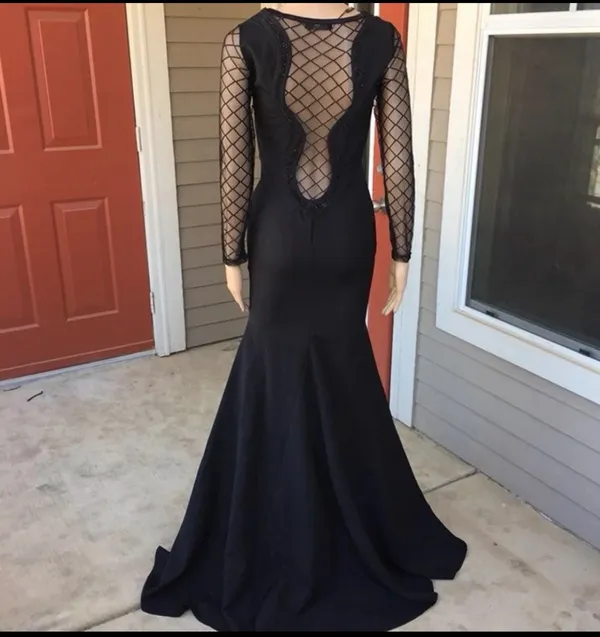 Elegant Black Long - Image 6