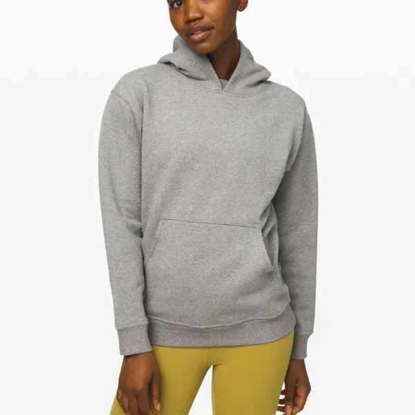 Lululemon All Yours Hoodie Heathered Core Medium Grey Small - Image 2