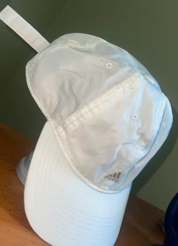 Adidas Women’s Adjustable White Hat - Image 3