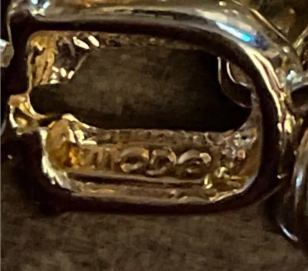 Vintage MOD signed I Love You charm bracelet - Image 5