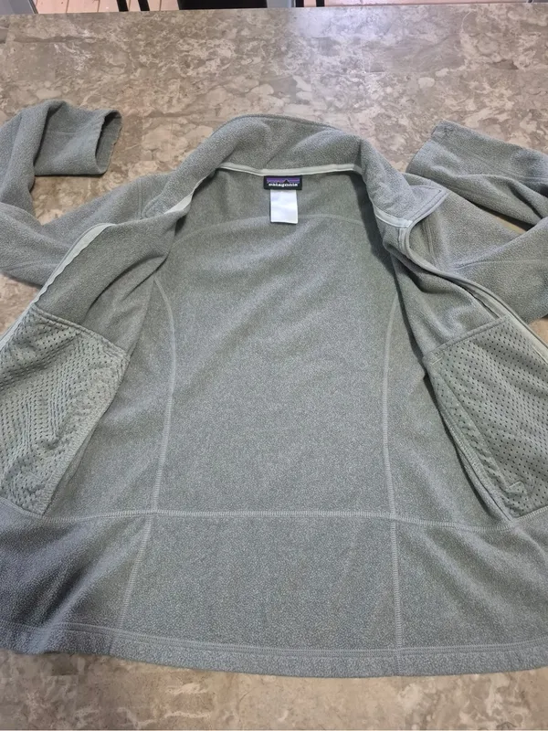 Patagonia women’s Emmilen long sleeve grey rei outdoors Jacket size small - Image 12