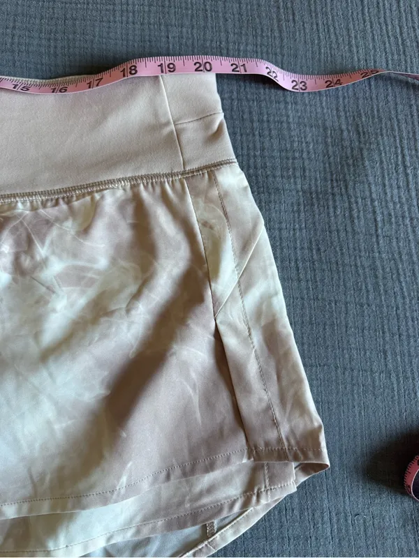Tie-Dye Light Pink Athletic Shorts with Wide Waistband - Image 6