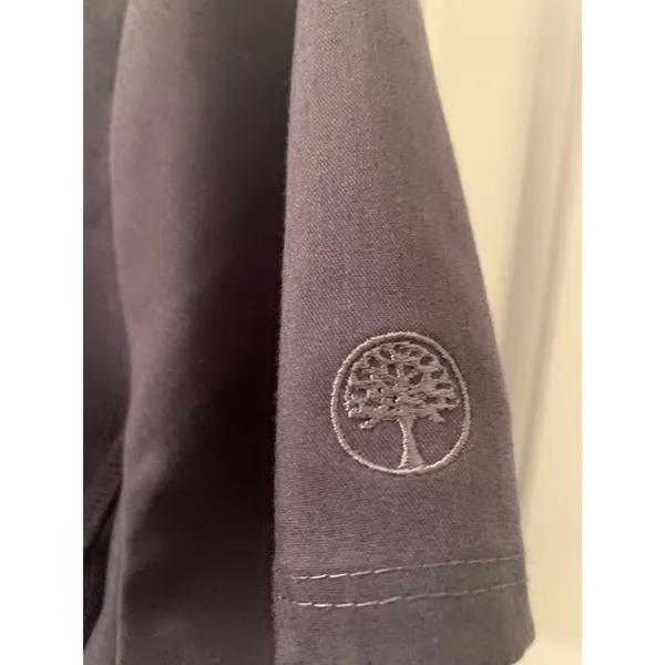 Purple Label Yoga by Healing Hands Women’s Scrub Top Nurse Medical Size L Gray - Image 5