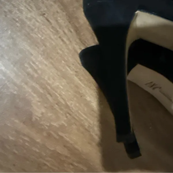 International Concept Inc Women's Black Mesh Open Toe Heel Size‎ 10M classy dark - Image 6