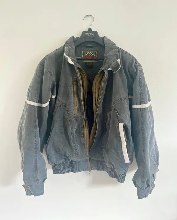 Anchor Blue Bomber Jacket - Image 2