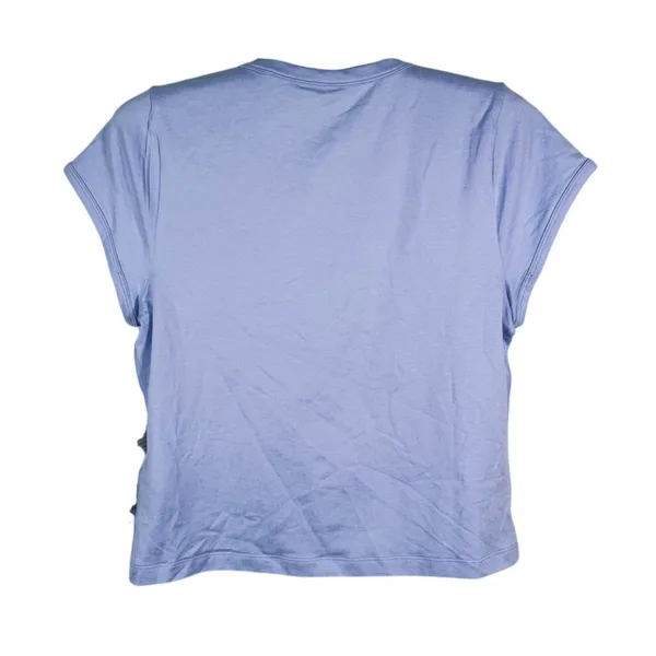 NWT Vuori Halo Baby Tee Womens Large Soft Sky Heather Blue Athletic Gym Lounge - Image 3