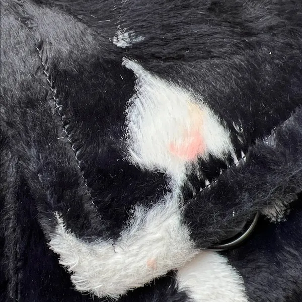 Vintage VTG Union Made Faux Fur Cow Print Coat - Image 6
