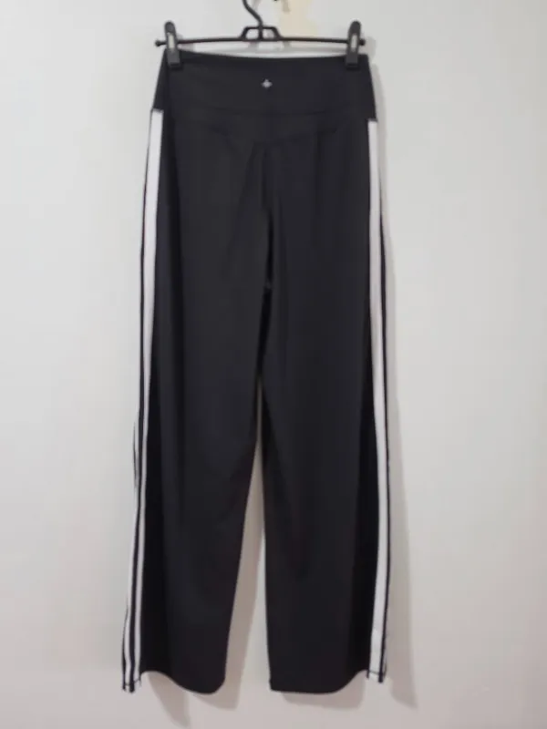 Halara UltraSculpt H W Color Block Stripes Yoga Baggy Pants - Black - Size S /P - Image 4