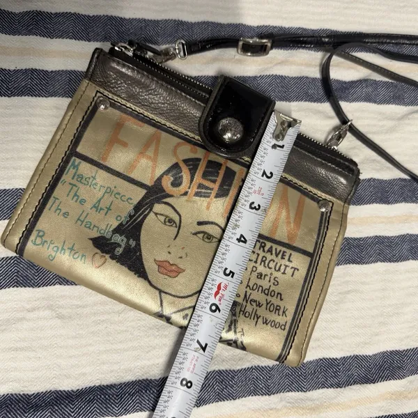 Brighton Fashionista Travel Circuit Organizer Crossbody Wallet Purse Rare - Image 13
