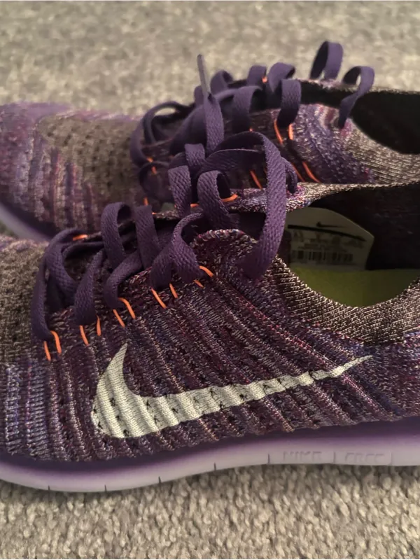 Nike Women's Free Purple Knit Running Sneakers, Size 8.5 - Image 10