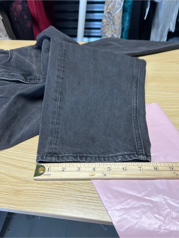 Madewell The Darted‎ Barrel-Leg Jean Olenda Wash Size 24 - Image 15